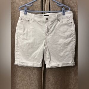 Talbots Cream Women's Bermudas